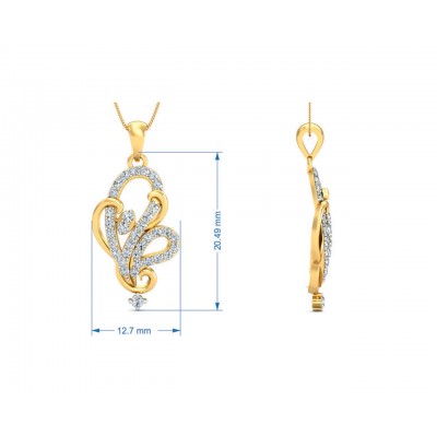 Gina Diamond Earrings & Pendant Set